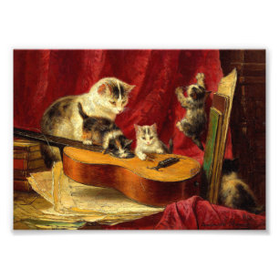 Impression Photo Henriëtte Ronner-Knip Faire de la musique
