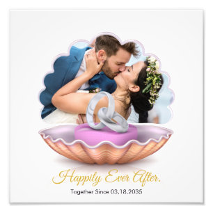 Impression Photo Heureusement Jamais Après Un Mariage Personnalisé 