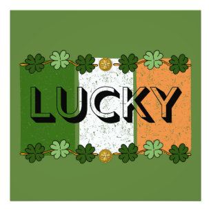Impression Photo Heureux, Joyeux Saint Patrick