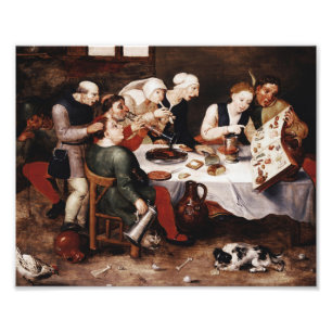 Impression Photo Hieronymus Bosch - Les Chanteurs Bacchus