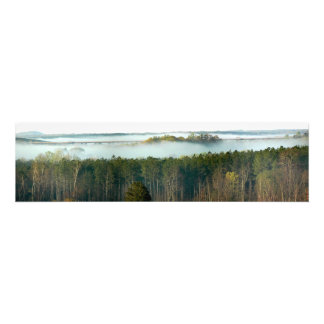 Impression Photo High Bridge avec brouillard de printemps