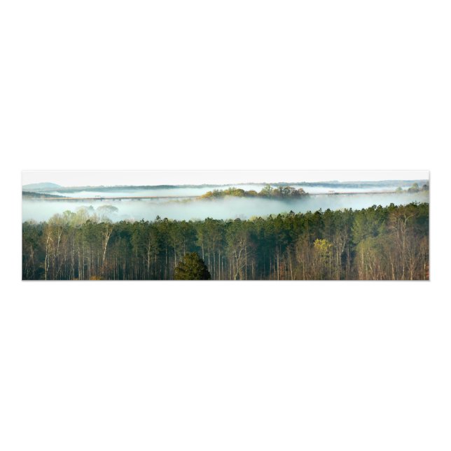 Impression Photo High Bridge avec brouillard de printemps (Devant)