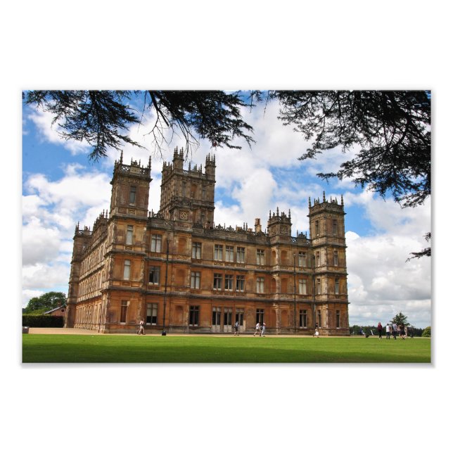 Impression Photo Highclere Castle Downton Abbey Angleterre Royaume- (Devant)