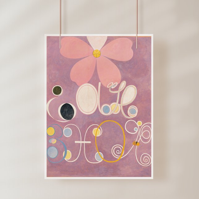 Impression Photo Hilma Af Klint, Le Dix Plus Grand No5, Art Abstrai (Créateur téléchargé)