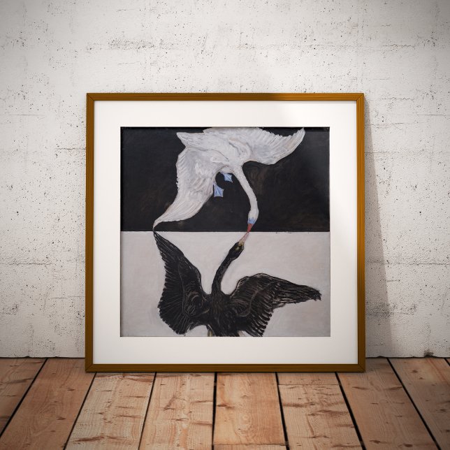 Impression Photo Hilma Af Klint, Le Swan No.1, Art Abstrait (Créateur téléchargé)