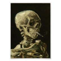 Histoire Art "Le crâne avec la cigarette en feu"