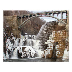 Impression Photo Hiver, barrage de Croton