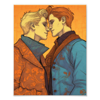 Impression Photo Hommes gays dans l'amour Ardent Gay Love
