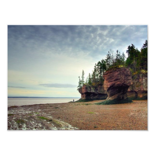 Impression Photo Hopewell Rocks Nouveau-Brunswick Canada (Devant)