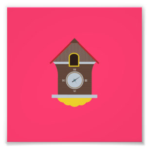 Impression Photo Horloge Cuockoo