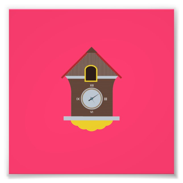 Impression Photo Horloge Cuockoo (Devant)
