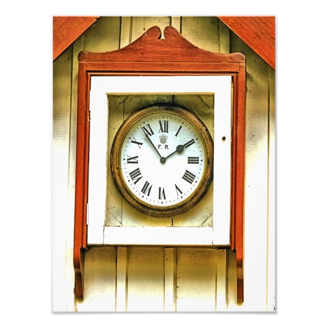 IMPRESSION PHOTO HORLOGE DE LA GARE (Devant)