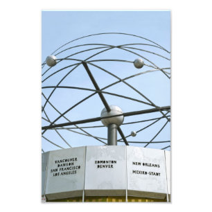 Impression Photo Horloge universelle