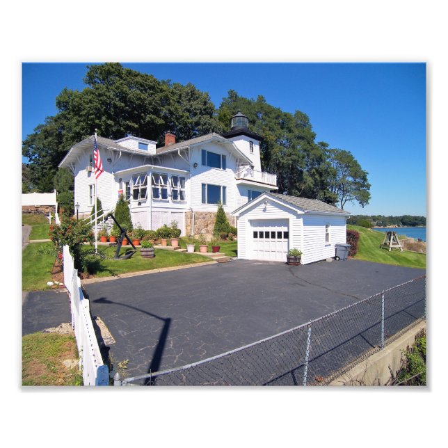 Impression Photo Hospital Point Lighthouse Massachusett (Devant)