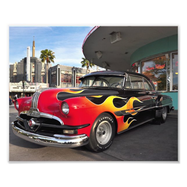 Impression Photo Hot-Rod américain des années 50 (Devant)