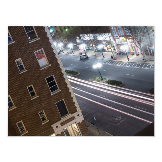 Impression Photo Hot Springs, Arkansas la nuit. (Devant)