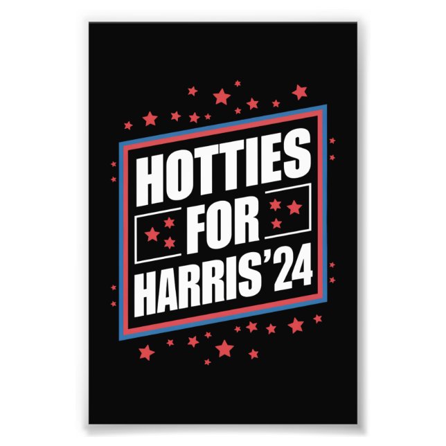Impression Photo Hotties Pour Kamala Harris (Devant)
