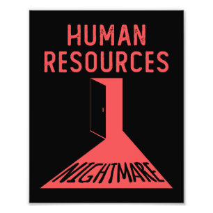 Impression Photo Human Resources cauchemar Funky Office Coworker