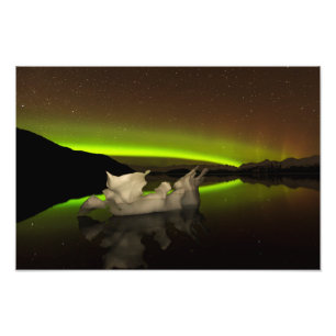 Impression Photo Iceberg Aurora