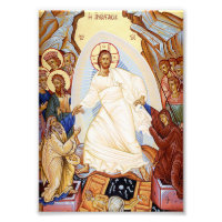 Icône orthodoxe de l'Anastasis Résurrection