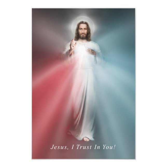 Impression Photo Image Divine Mercy 13x19 (Devant)