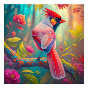 Impression Photo Imaginaire Birds Homme Cardinal