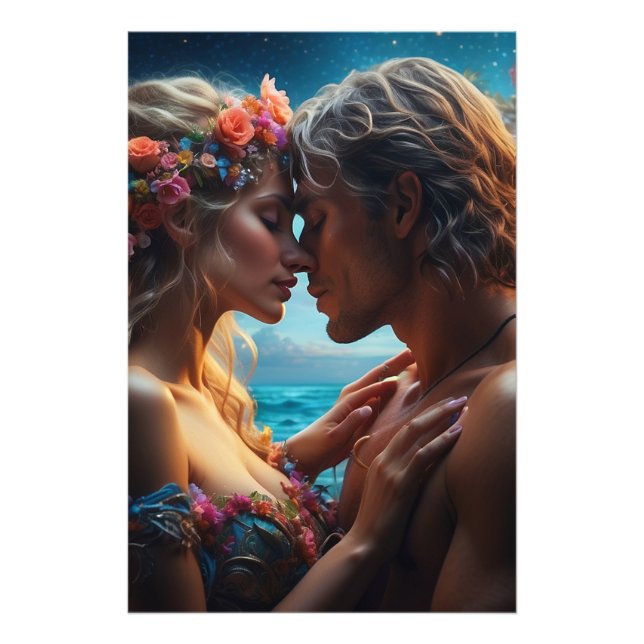 Impression Photo *~* Imaginaire Homme sans-fil Romance AP51 Fleur (Devant)