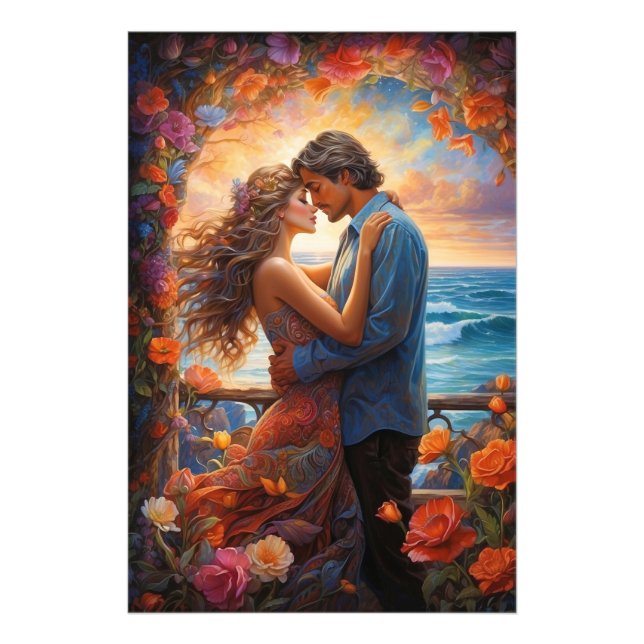Impression Photo *~* Imaginaire Romance AP51 Couple Breezy (Devant)