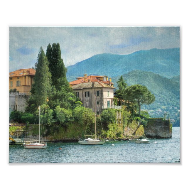 Impression Photo Imaginez être dans la sérénité Varenna, Italie (Devant)