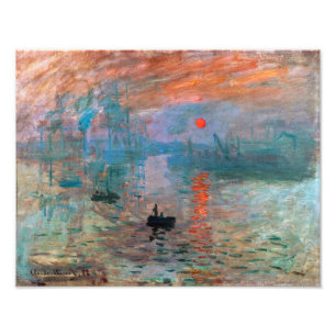 Impression Photo Impression, lever du soleil   CLAUDE MONET  