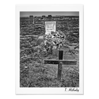 Impression Photo Imprimé Art du vieux cimetière