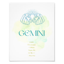 Imprimer Gemini Zodiac