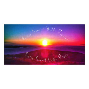 Impression Photo Imprimer le devis "Chaque lever du soleil"