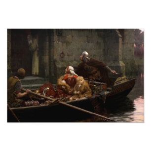 Impression Photo In Time of Peril, 1897 par Edmund Blair Leighton