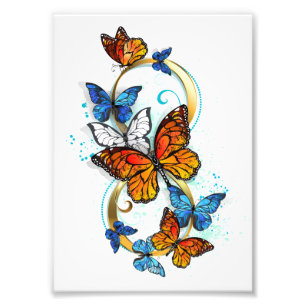 Impression Photo Infini de papillons monarques