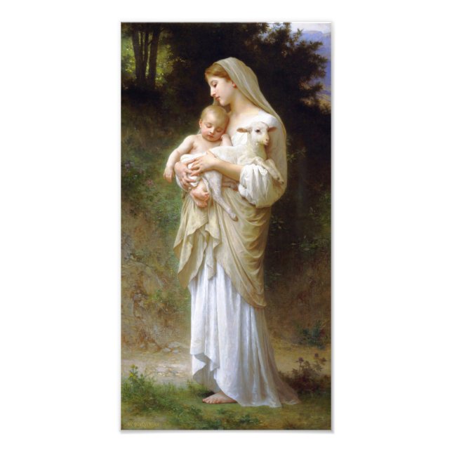 Impression Photo Innocence de Bouguereau Imprimer (Devant)