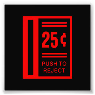 Impression Photo Insérez la pièce de monnaie pour jouer le jeu