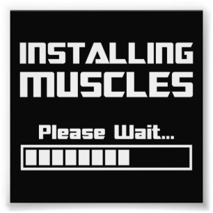 Impression Photo Installation des muscles Veuillez patienter Charge