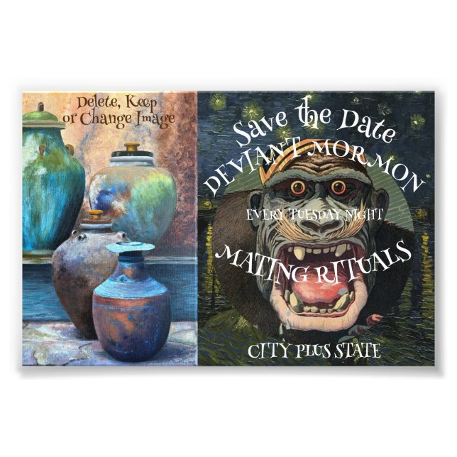 Impression Photo Invitation à la fête de mise en réserve du budget (Devant)