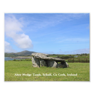 Impression Photo Irish Alter Wedge Tomb, Schull, Co Cork, Irlande