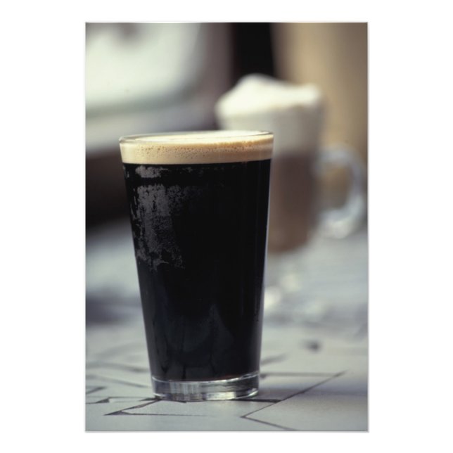 Impression Photo Irlande. Une pinte de stout. (Devant)
