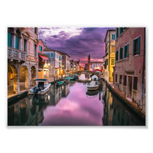 Impression Photo Italie Canal de Venise (Devant)