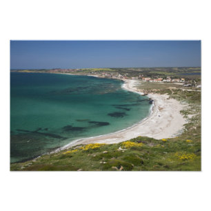Impression Photo Italie, Sardaigne, Tharros. Vue depuis la