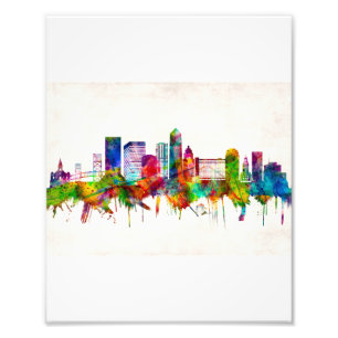 Impression Photo Jacksonville Florida Skyline