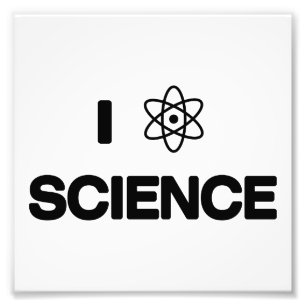 Impression Photo J'aime la Science