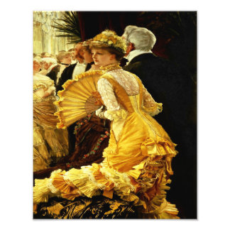 Impression Photo James Tissot "Le bal des années 1800" Dancing