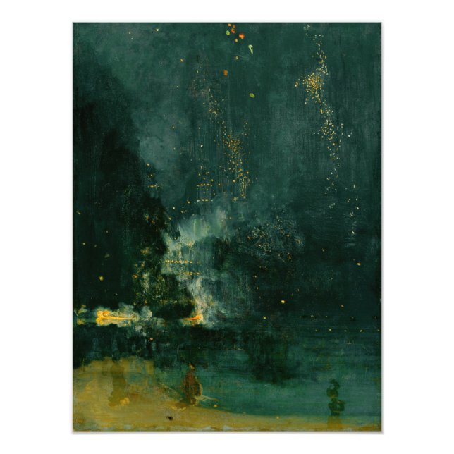 Impression Photo James Whistler - Nocturne en noir et or (Devant)