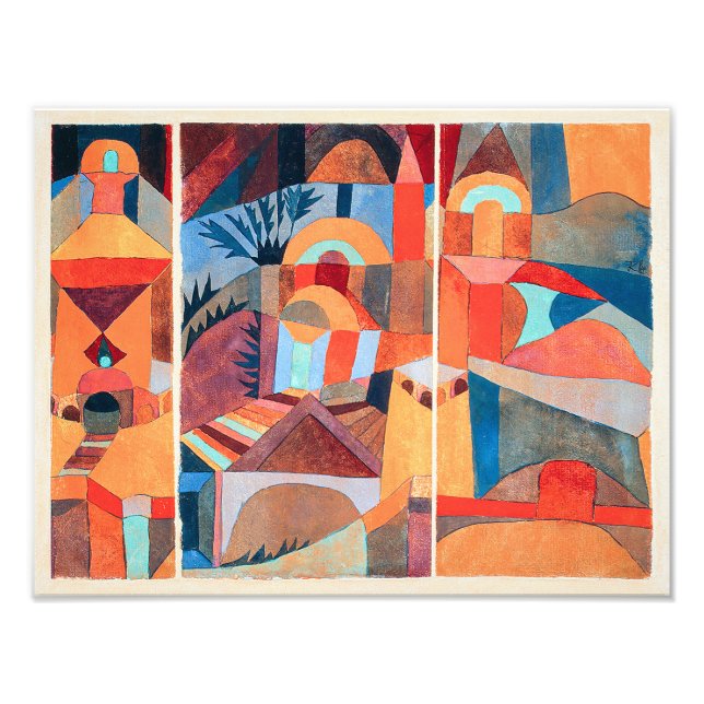 Impression Photo Jardins du Temple | Paul Klee | (Devant)