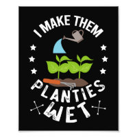 Je Fais Leurs Planties Mouillées Cadeau de Jardini