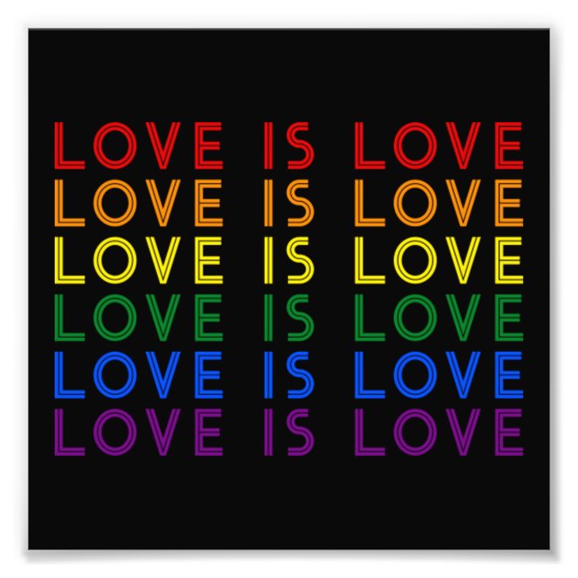 Impression Photo Je promets d'enseigner l'amour - Diversité, égalit (Devant)